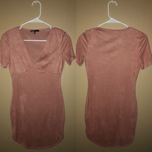 Petite Velvet Mini Dress